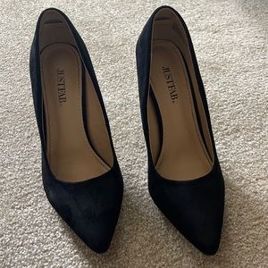 JUSTFAB black high heel shoes